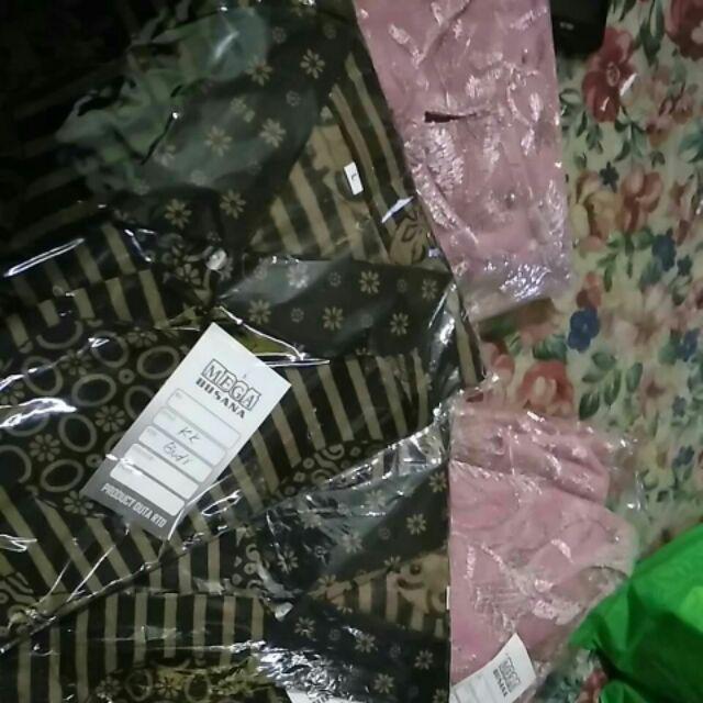 Batik Couple Notoarto Batik Ipnu-ippnu Kemeja Pria Sogan Lawasan Manuk Kembar Katun Cap Solo Shofia