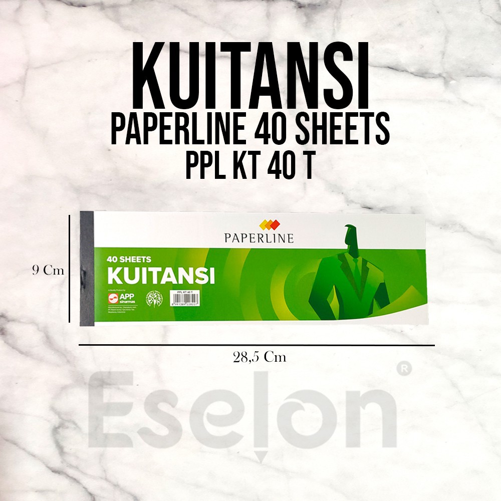 

Kwitansi Paperline Sedang KT40T isi 40 lembar / Buku kwitansi Paperline Sedang KT40T