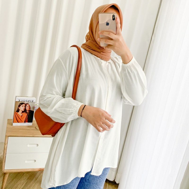 HANA BLOUSE OVERSIZE RAYON