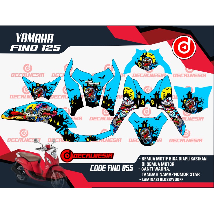 Decal Motor Fino/Decal Stiker Fino/Stiker Fino/Decal Fino/Sticker Fino Full Dasbord