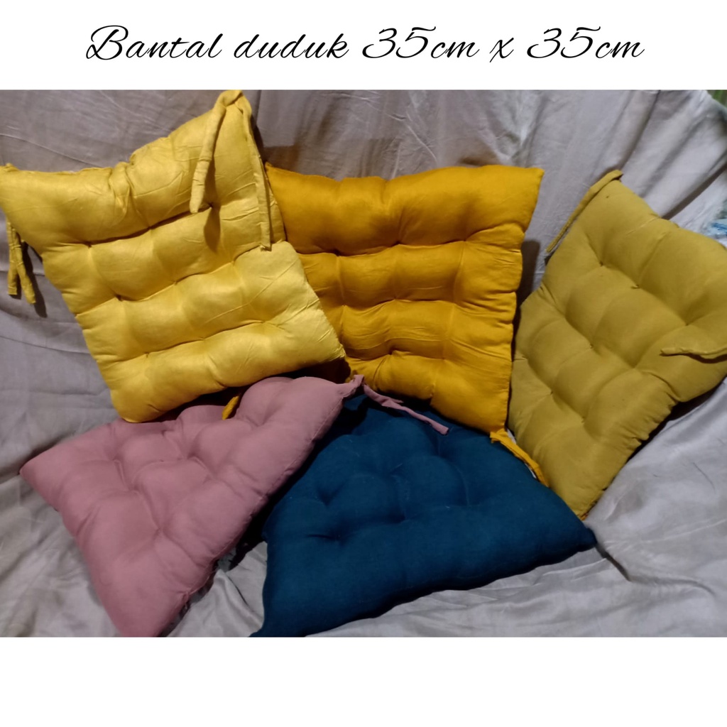 Bantal duduk empuk / alas duduk sofa / bantal duduk premium full dakron ukuran 35cm