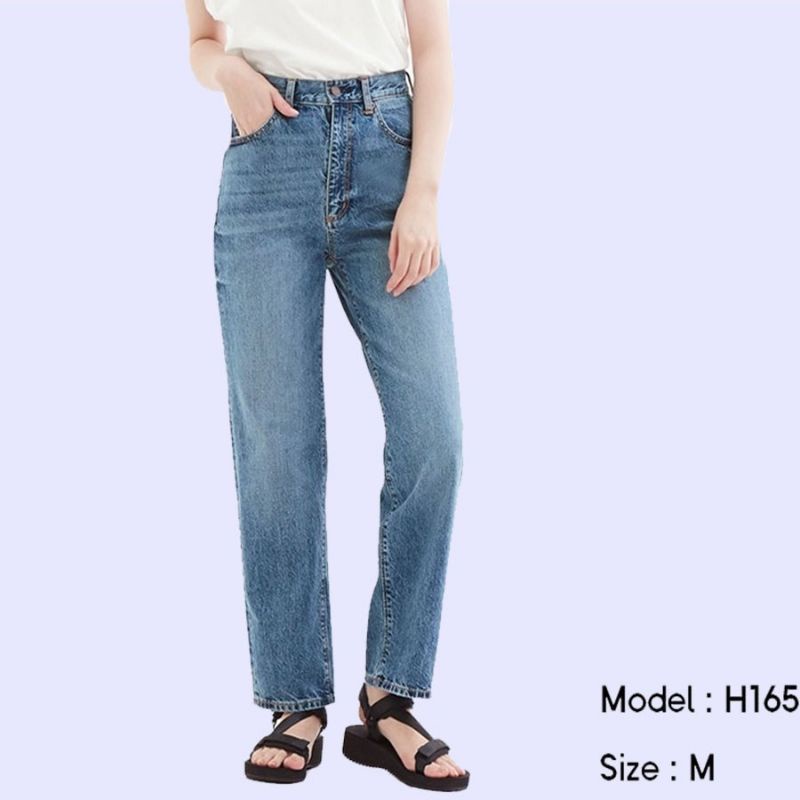 CELANA JEANS BOYFRIEND HIGHWAIST GU UN*QLO (ada 6 warna)