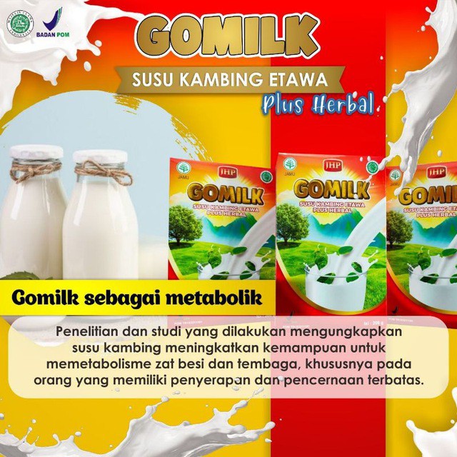 

GOMILK - SUSU KAMBING ETAWA PLUS HERBAL - GO MILK