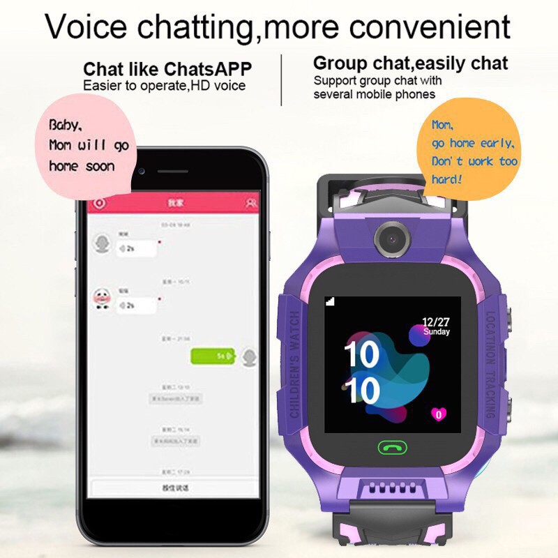 [✅READY] Z6 Q12 Anti Air Kids Smart Watch Anak SOS LBS Jam Tangan Pintar Menonton