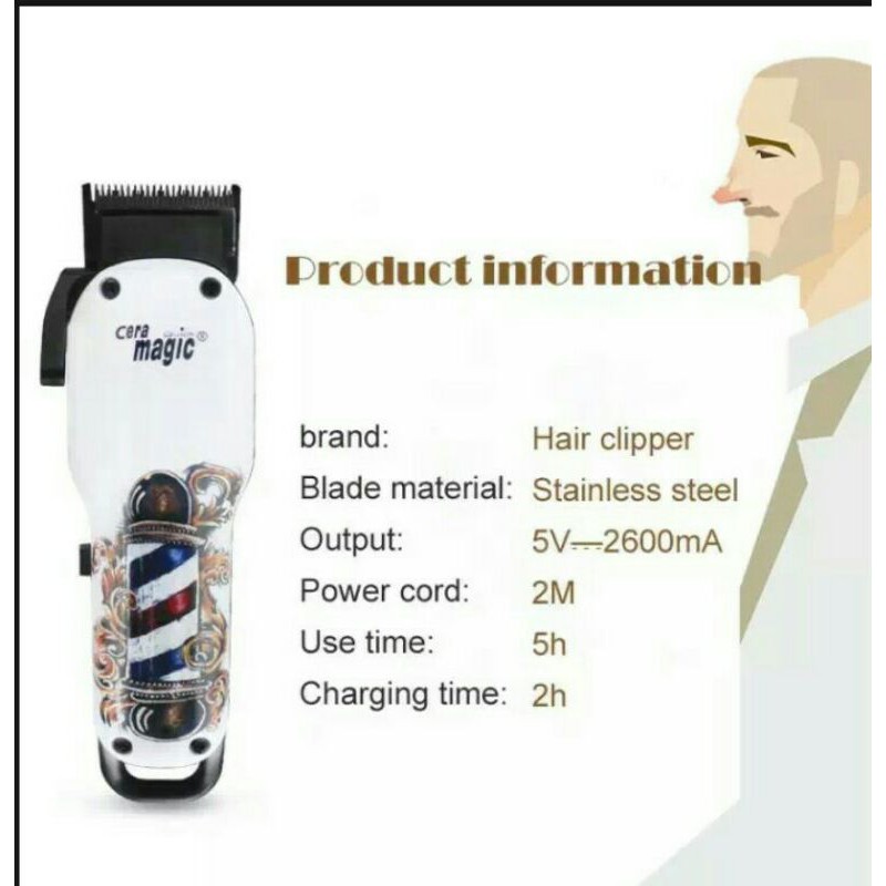 ALAT CUKUR RAMBUT/Alat cukur Magic Clip Cordless original / ALAT CUKUR RAMBUT STANDART USA / MAGIC