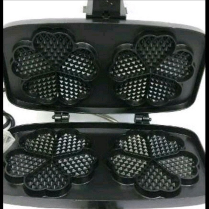 Maker-Waffle- Cetakan Kue Waffle Maker Love Listrik High Quality Akebonno Th-L12 -Waffle-Maker.