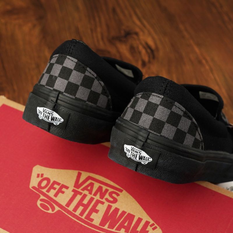 Vans Slip On Checkerboard Mono Black