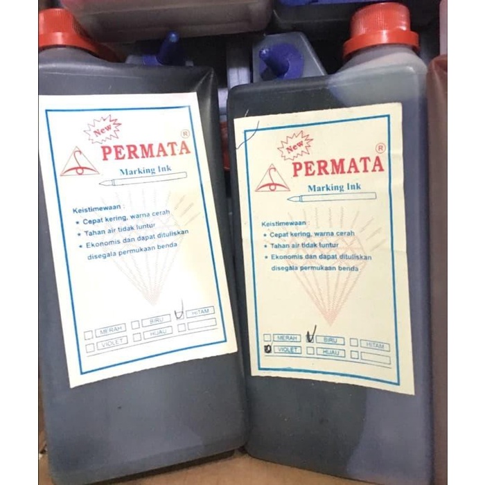 

Tinta Tinta Waterproof Merk Permata