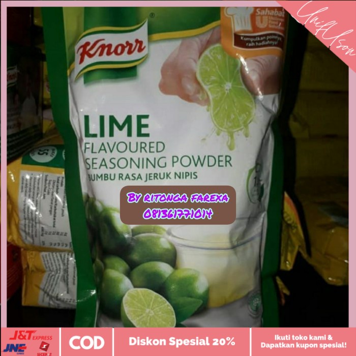 

⭐COD⭐ Knoor - Lime Powder 400gram / Jeruk nipis Bubuk 400gram