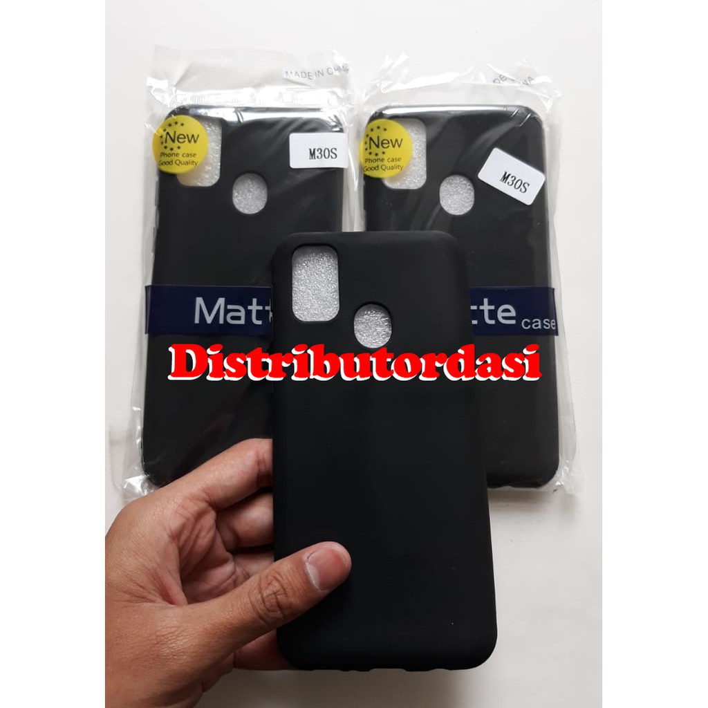 SOFTCASE CASE TPU SILIKON CASING KONDOM blackmatte case Samsung M30s ready stok grosir