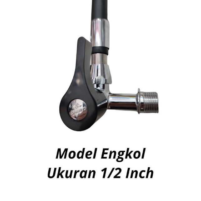 Kran Cuci Piring / Kran Angsa Fleksibel Karet Hitam Dinding ANTI KARAT PROMO HARGA AGEN