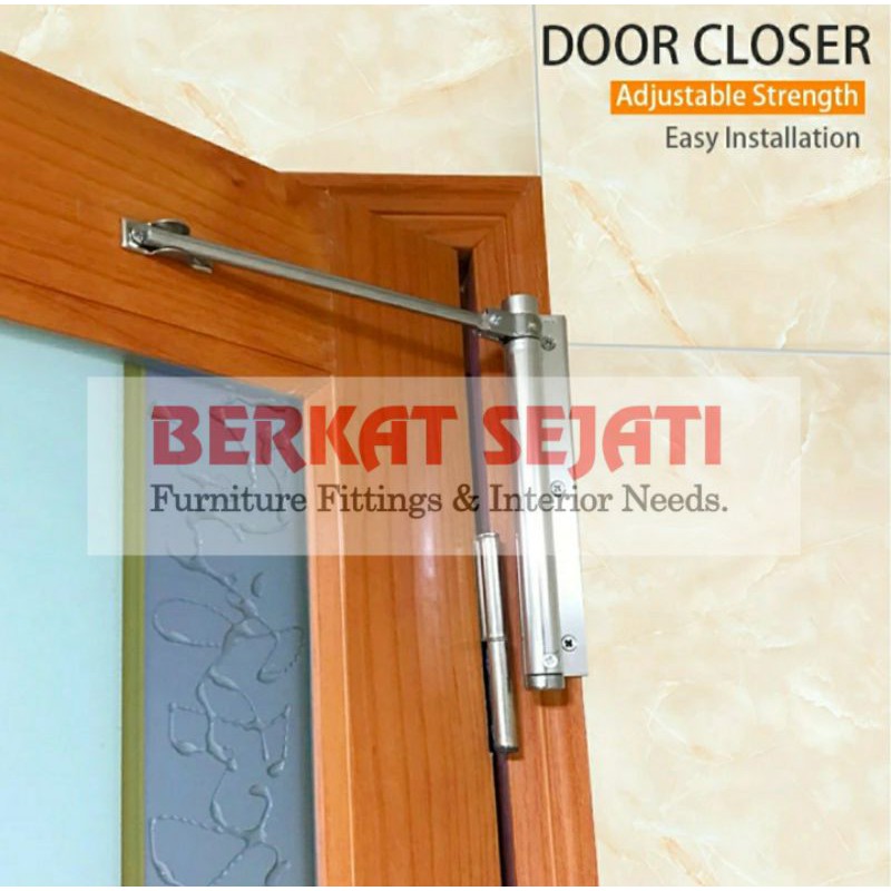 Jual Door Closer Stainless Steel Engsel Stang Per T Penutup Pintu ...