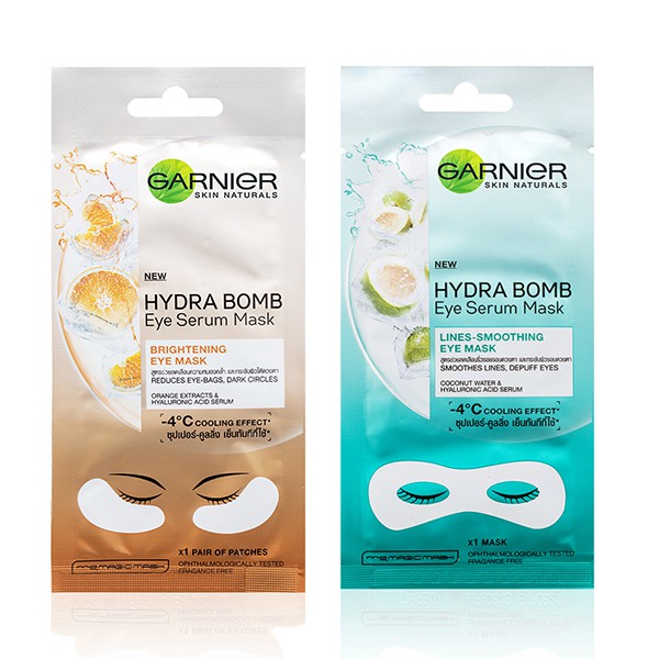 Garnier Eye Serum Mask Hydra Bomb masker mata