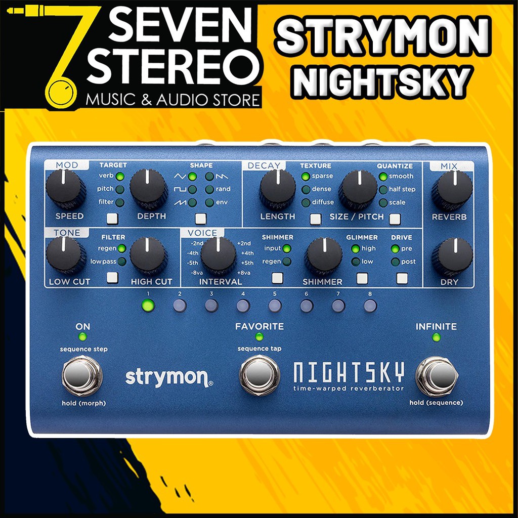 Strymon NightSky Reverb Guitar Effects Pedal