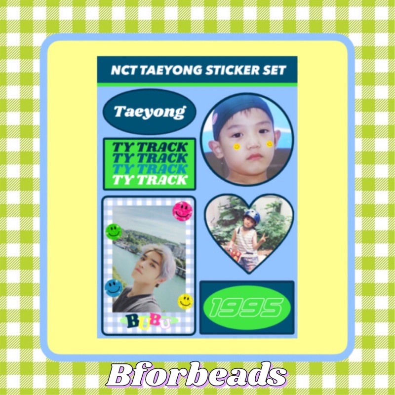 

NCT TAEYONG STICKER SET nct sticker set deco sticker