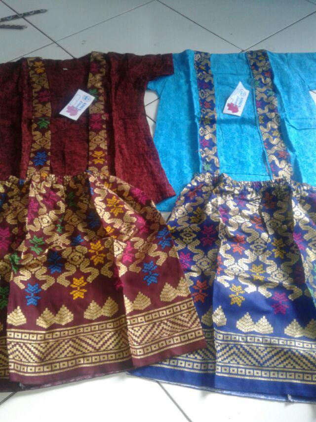 Stelan Kutubaru Dan Rok Pendek Batik Anak Size 3 (6-7th)