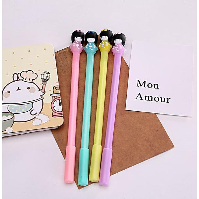 

Ready Stock Kak,,,Silahkan Order !!!! Keburu Habisss... Pen Cartoon Wanita Jepang Lucu Stationery