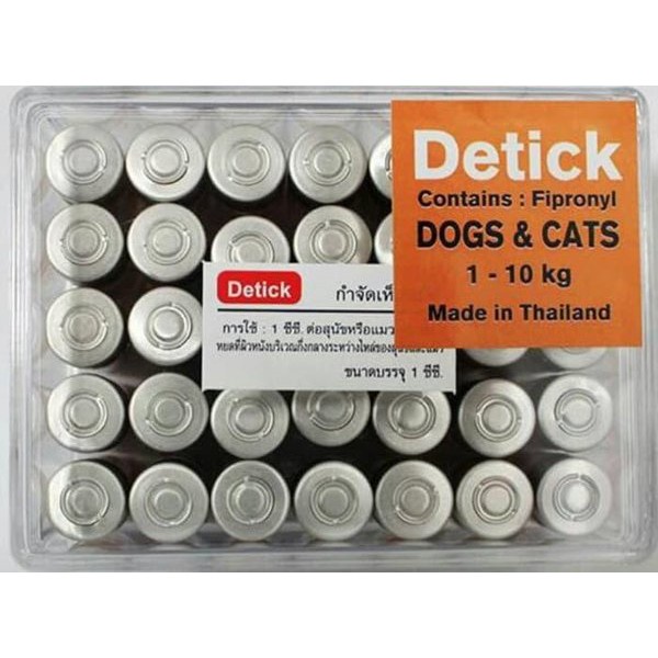 Obat Tetes Kutu Terlaris DETICK 1 ML Untuk Anjing Kucing