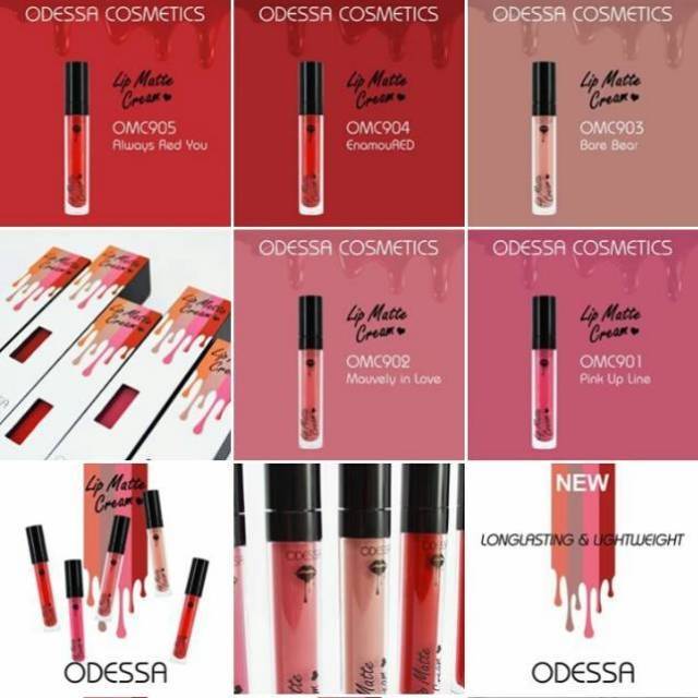 Odessa matte cream /lipstik odessa matte/Odessa lip cream