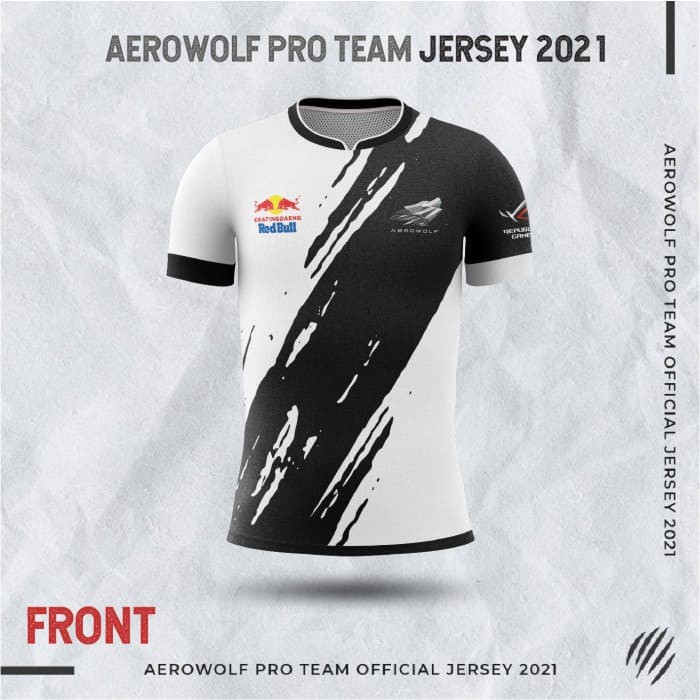 BARU game, jersey gaming Tean Genflix Aerowolf 2021 satuan bisa cod