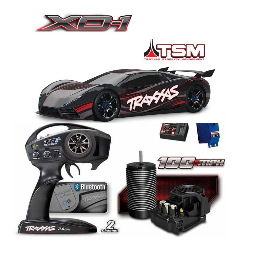 Traxxas XO1 17 (the world fastest RTR RC Car) 2.4Ghz with wireless