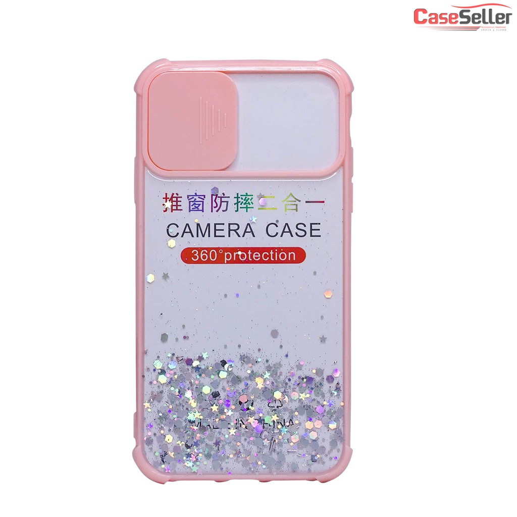 Apple Iphone 11 Pro Max  12 Mini  12 Pro  12 Pro Max Case Candy Glitter Lensa protector Case FUZE Bling Bumper TPU