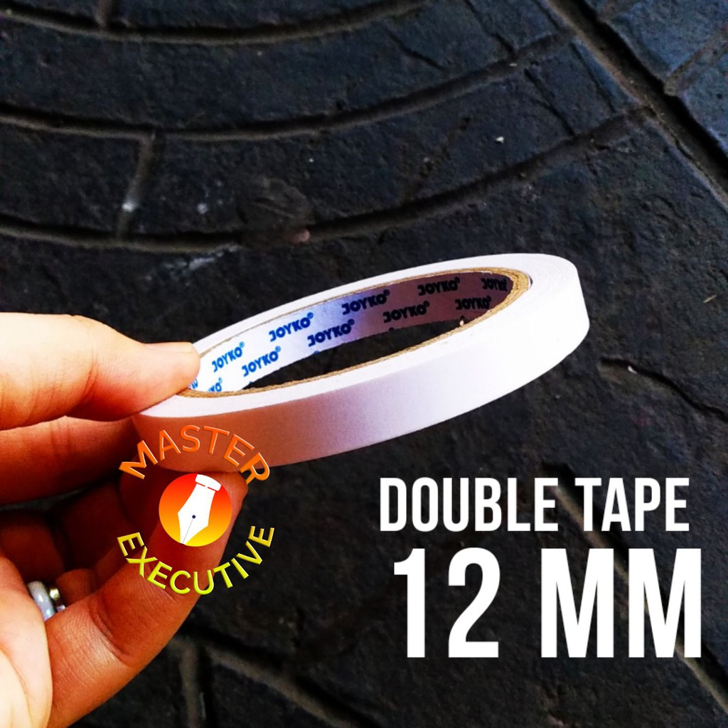 [Roll] Joyko Double Tape 0.5 inch / 12 mm x 15 yards Core Biru / Blue