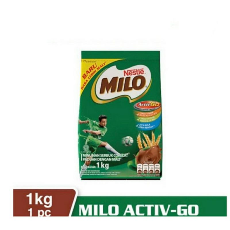 

Milo Active Go 1kg - Milo Susu Bubuk Kemasan 1kg