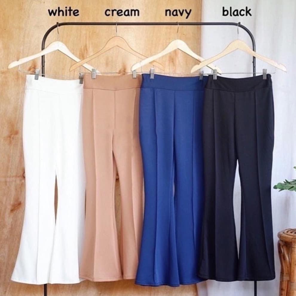 Celana cutbray cubit scuba cutbray highwaist CIREBON Celana cutbray cubit scuba cutbray highwaist CIREBON