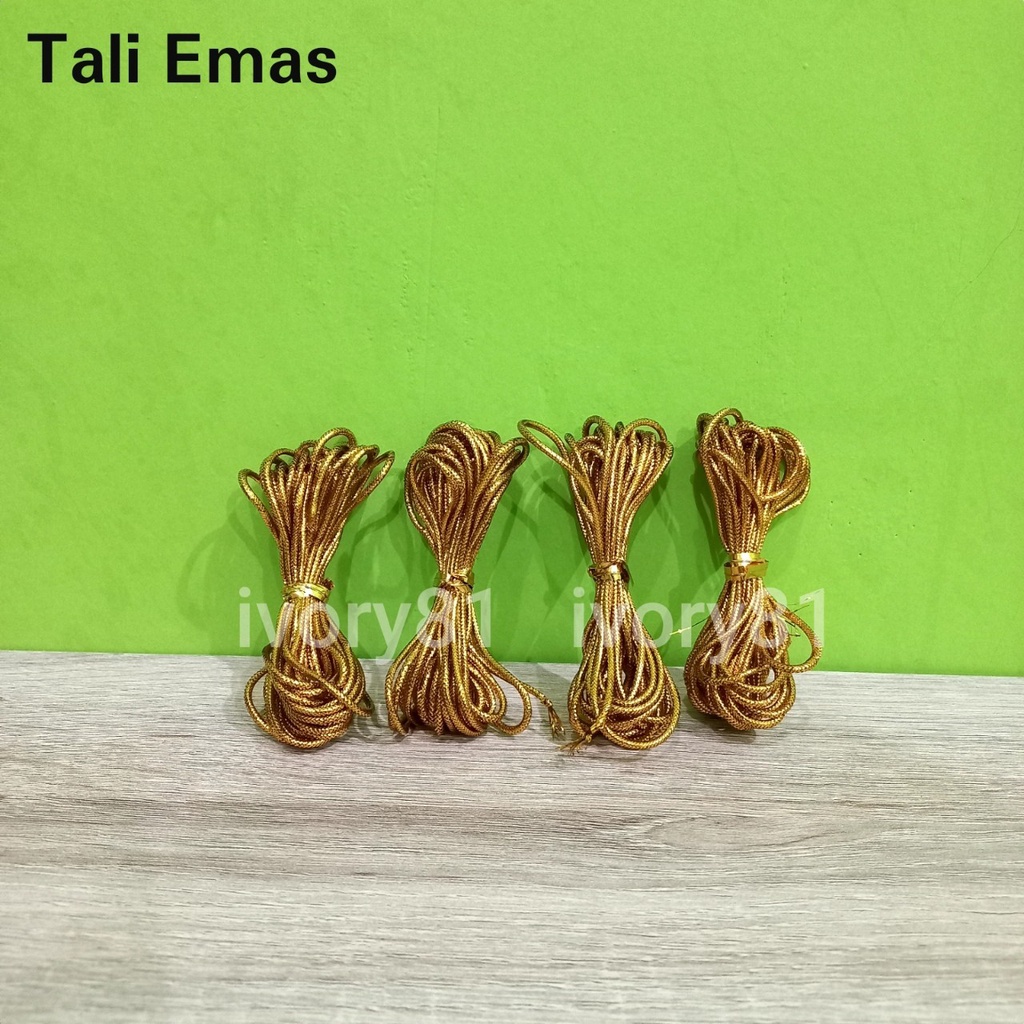 

Tali emas tali pita emas pengikat hiasan tag acara ulang tahun syukuran