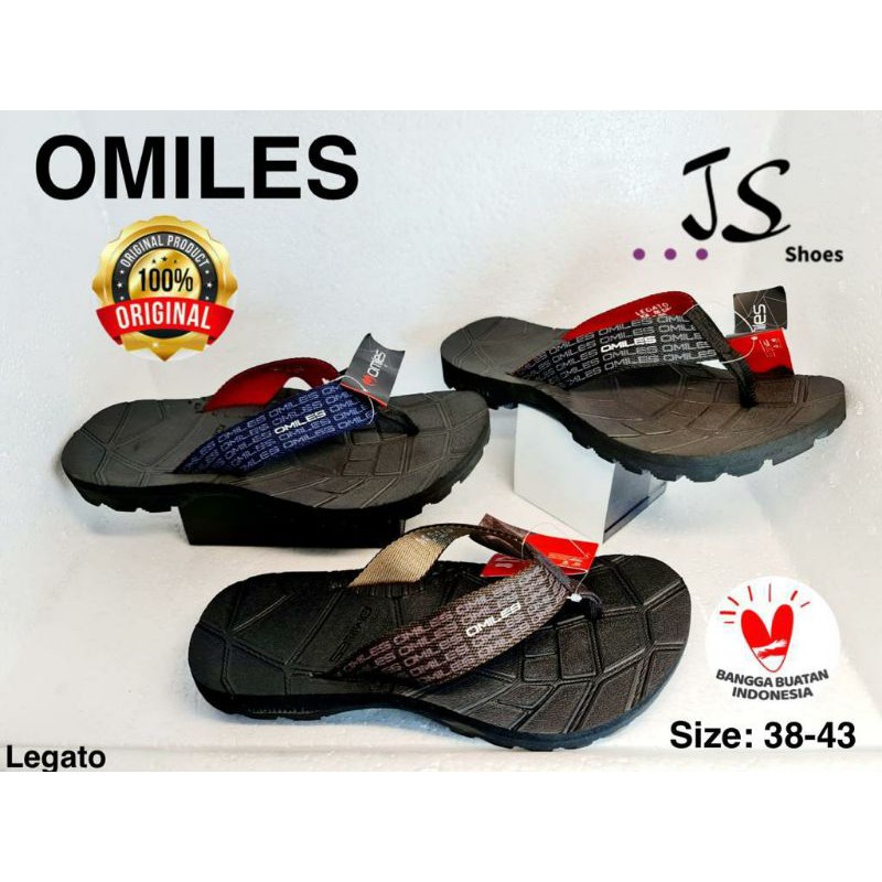 OMILES LEGATO - SANDAL JEPIT TRENDY COWOK DEWASA OMILES