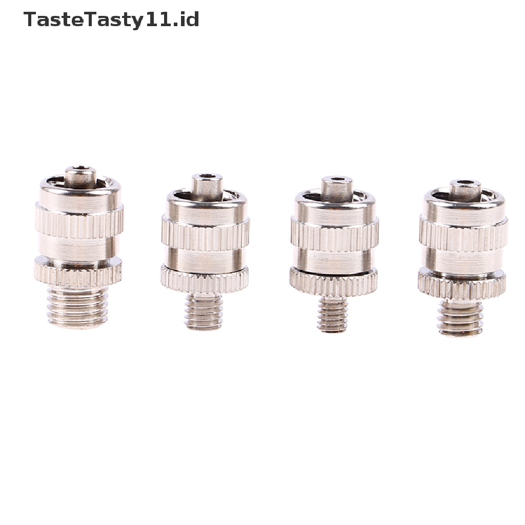 【TasteTasty】 M4 M5 M6 M8 Screw Thread Nickel Plated Brass Syringe Metal Luer Lock Adapter .