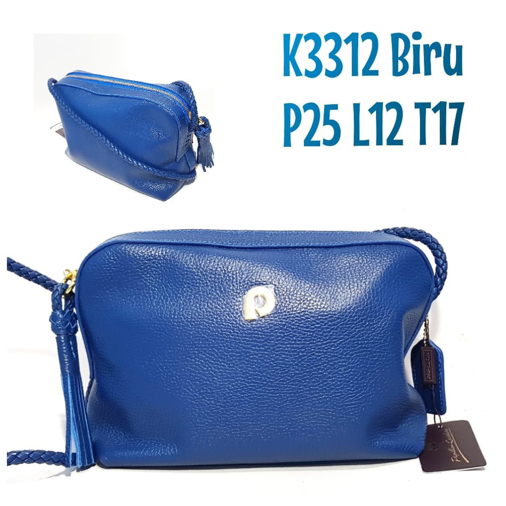 Tas Kulit Papillon Original K3312 Biru