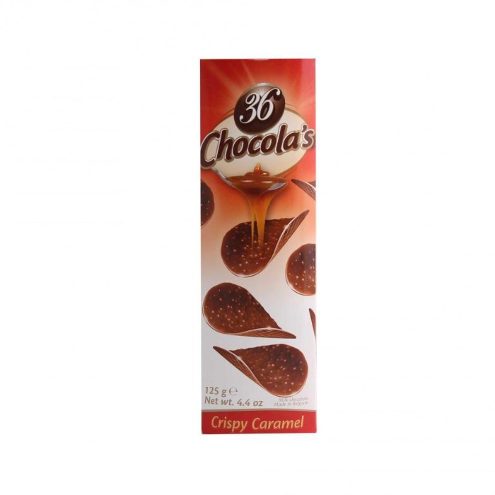 

36 Chocola's Milk Chocolate Crispy Caramel 125gr - Coklat Susu Caramel