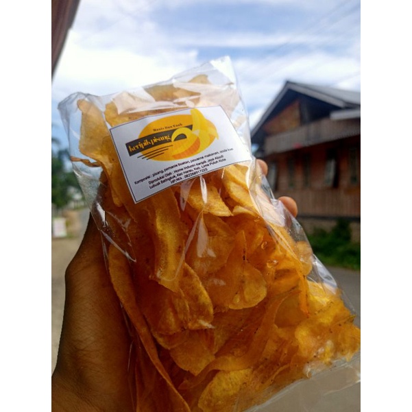 

keripik pisang kemasan biasa