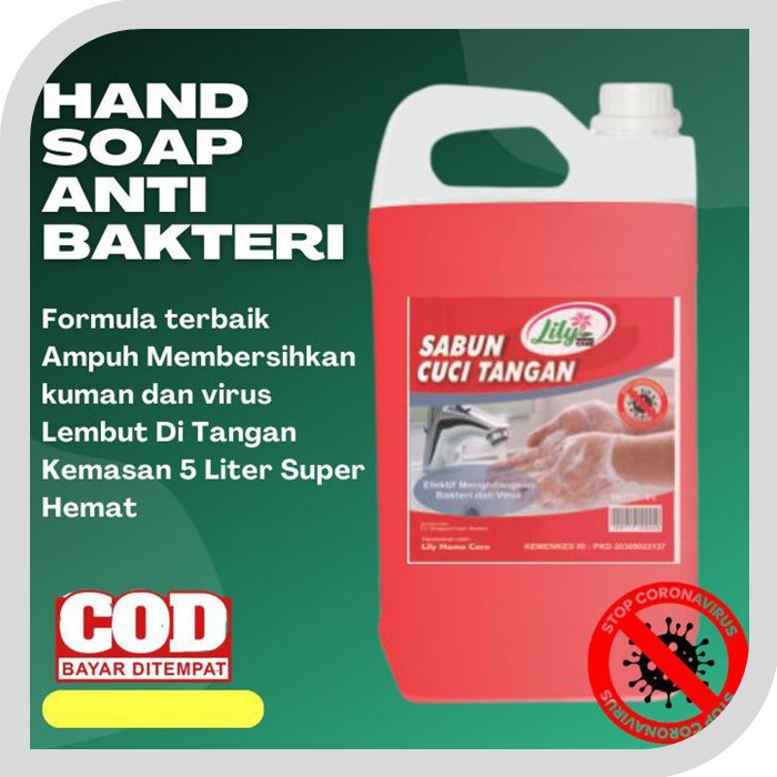Sabun Cuci Tangan Sabun Cuci Tangan 5 Liter Hand Soap Kemasan Refill 5 Liter COD
