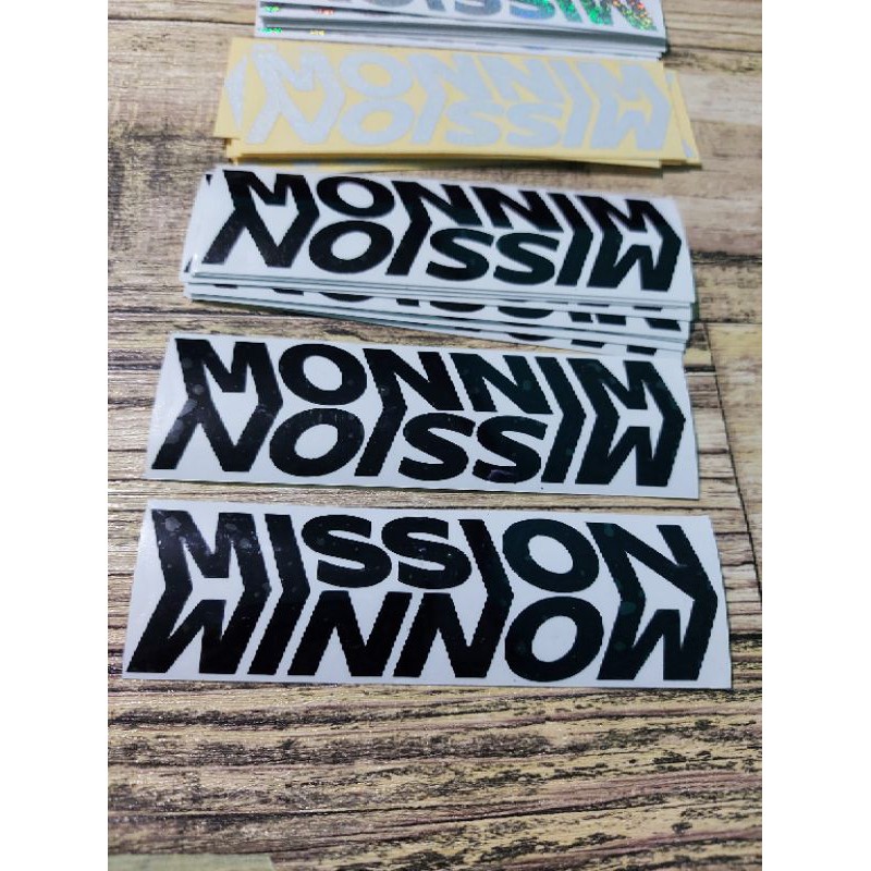 STICKER MISSION WINNOW CUTTING
