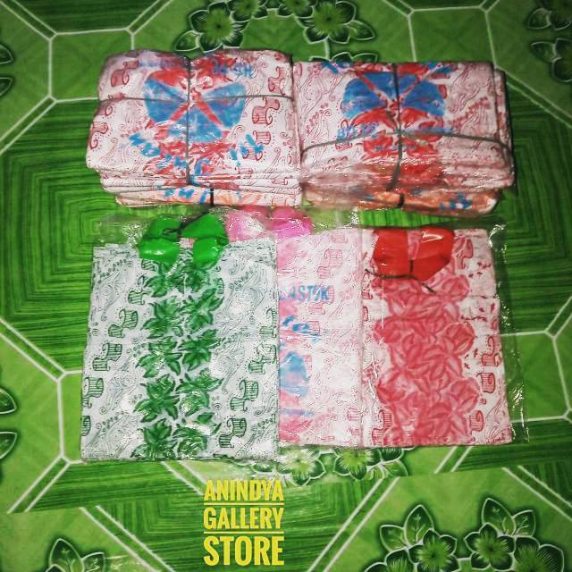Kantong plastik olshop motif batik|plastik baju