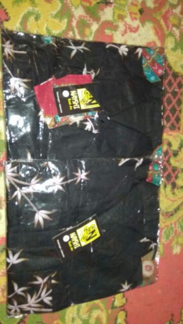 Mall Grosir Kemeja Batik Pria Modern Sogan Black Kipas Hitam Diskon Murah Nayla Batik Hrb026