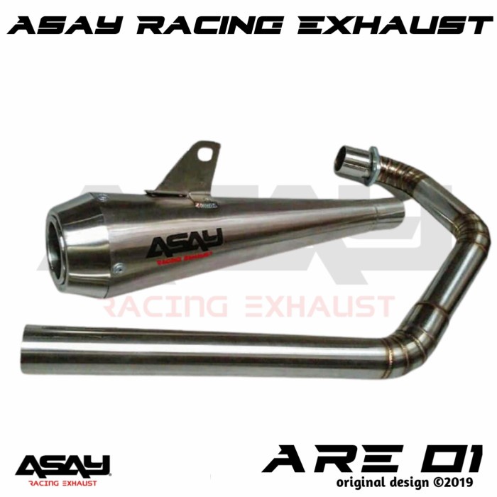 Knalpot racing kawasaki w175 original asay are1