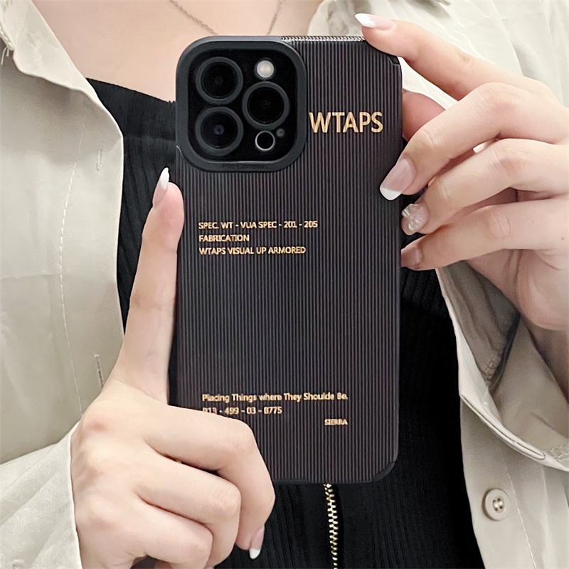 Soft case Silikon Tekstur Kulit Tulisan Untuk iphone 11 pro max 12 13 pro max X Xs max XR 7 8 plus se2020