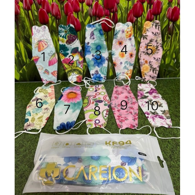 Masker KF94 MOTIF BUNGA