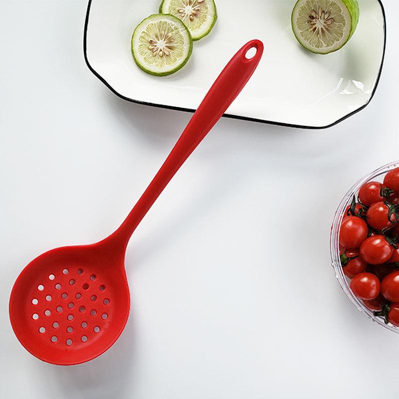 Sutil Saringan /Spatula Sodet Masak Silikon Anti Lengket Tahan Panas