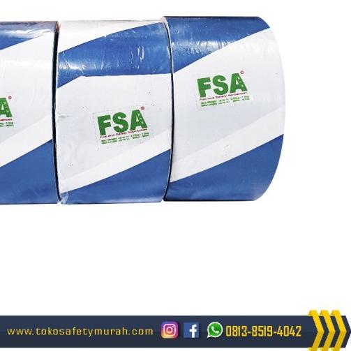 

♦ Police Line Garis Polisi Barricade Biru Putih 3"x300mtr Alat Safety ➤
