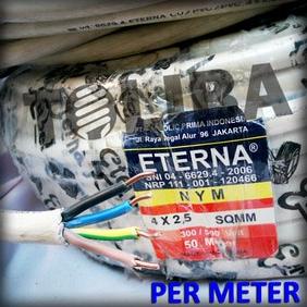 Kabel Eterna Nym 4X2.5 4X2,5 Kabel Kawat Isi 4 / Kabel Meter Sni