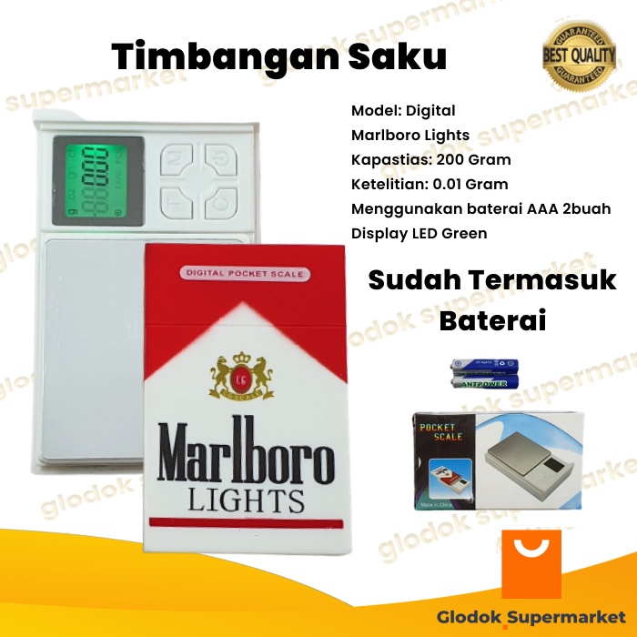 Timbangan Saku Digital Emas Mini Pocket Scale 200 Gram 0.01g 200G