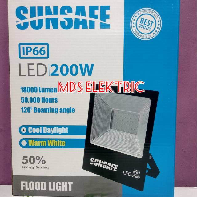 Lampu Sorot 200 W Sunsafe / Kap Sorot 200 W Outdoor