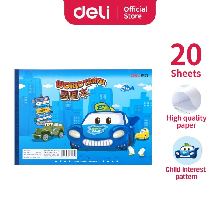 Buku Gambar Deli A4 - 7717-1