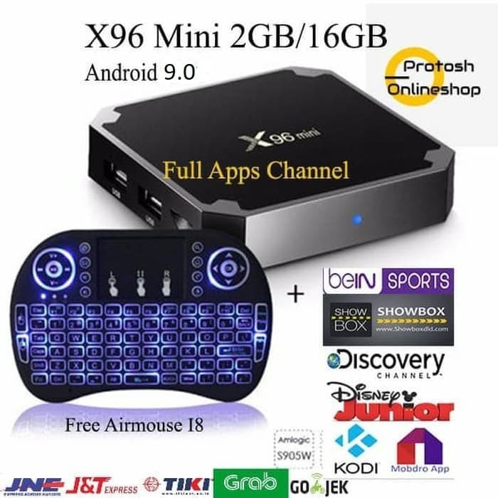 Jual PAKET X96 MINI 2GB/16GB + I8 MINI KEYBOARD FULL APLIKASI BUAT ...