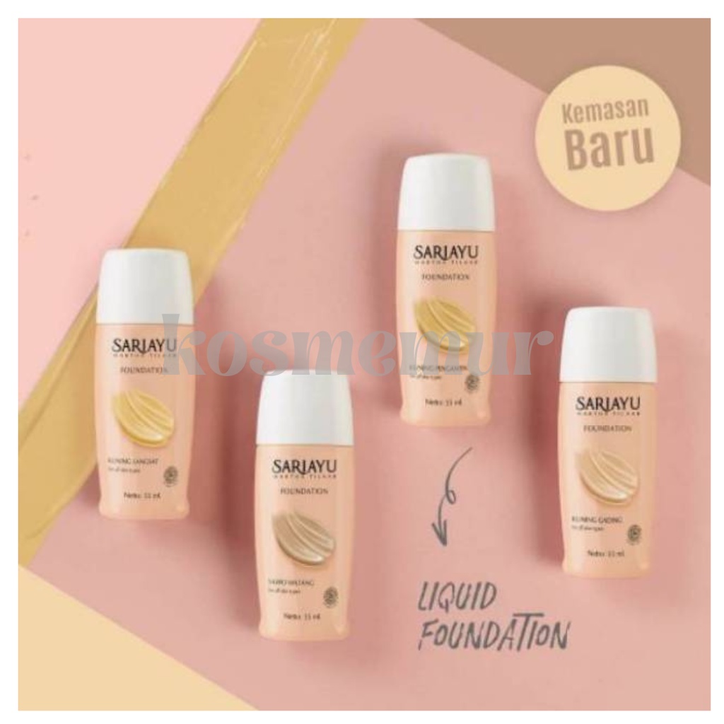 SARIAYU LIQUID FOUNDATION / ALAS BEDAK